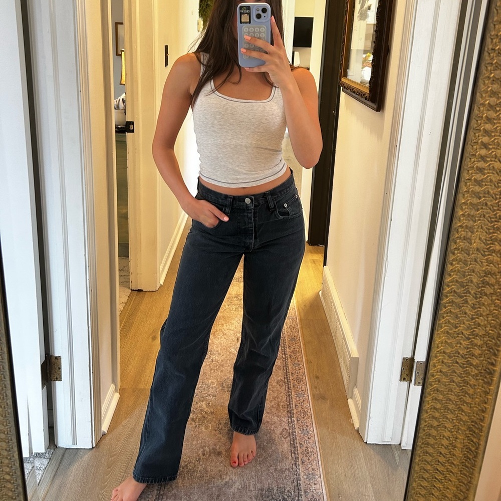 Vintage Garcia Low Rise Black Baggy Jeans